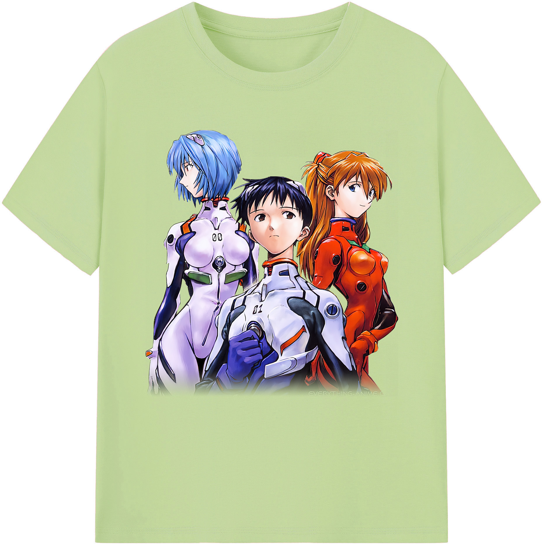 （画像用） EVA 新世紀エヴァンゲリオン 綿100％半袖Tシャツ（フロントプリント）